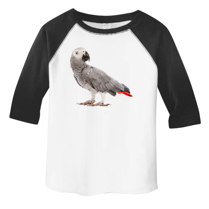 Funny African Grey Parrot Bird Gift Toddler Fine Jersey T-Shirt