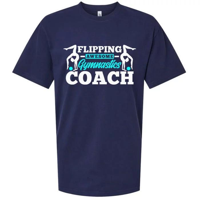 Flipping Awesome Gymnastics Coach Funny Gymnast Sueded Cloud Jersey T-Shirt