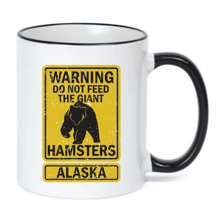 Funny Alaska Grizzly Brown Kodiak Bear Gift Black Color Changing Mug