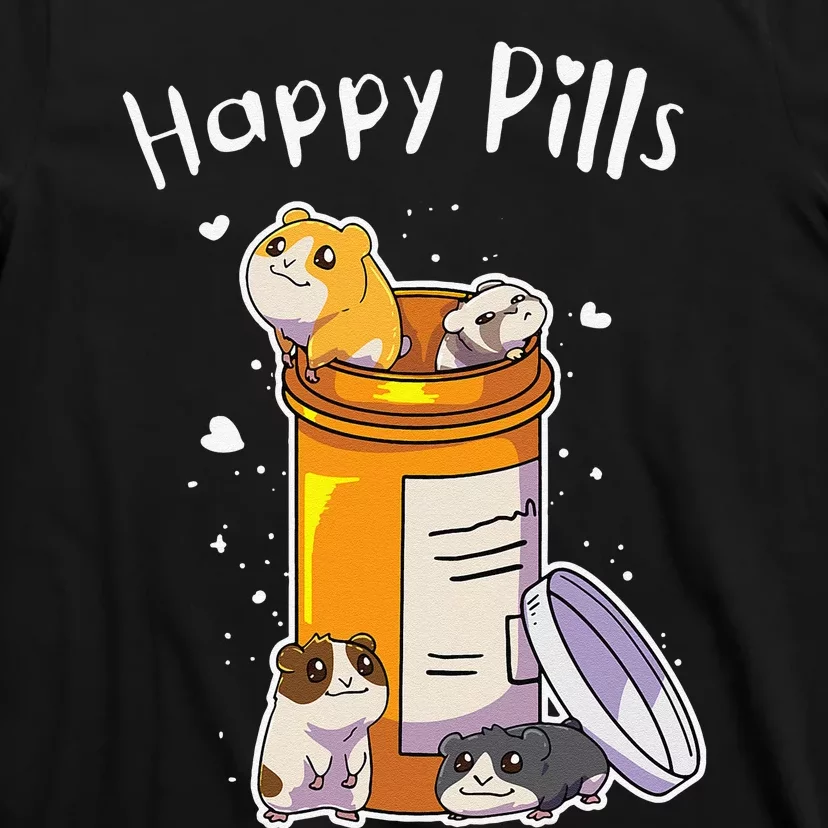 Funny animal Guinea Pigs Pills Anime Cute T-Shirt