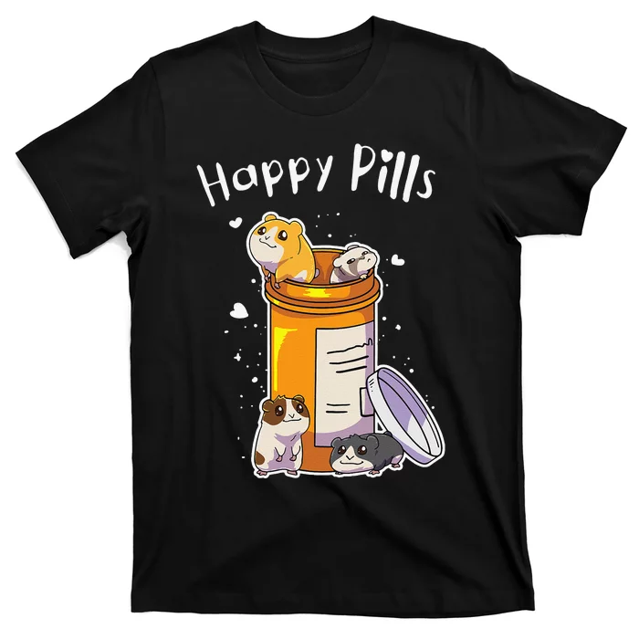 Funny animal Guinea Pigs Pills Anime Cute T-Shirt