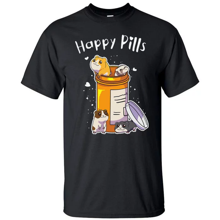 Funny animal Guinea Pigs Pills Anime Cute Tall T-Shirt