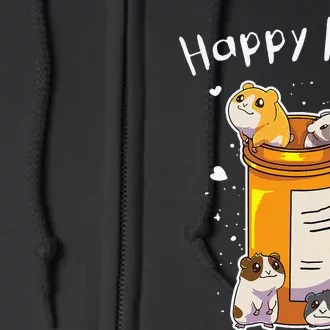 Funny animal Guinea Pigs Pills Anime Cute Full Zip Hoodie