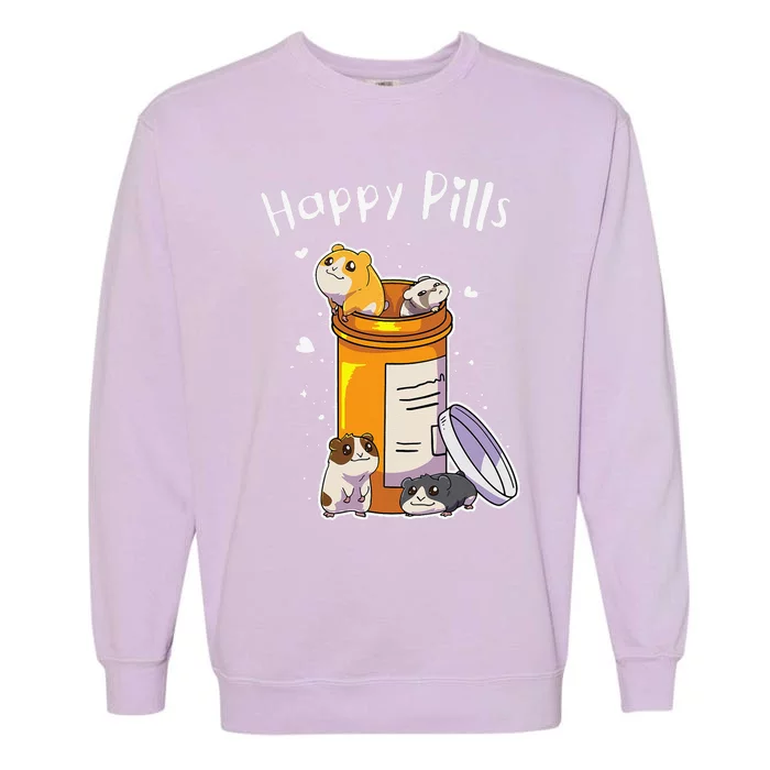 Funny animal Guinea Pigs Pills Anime Cute Garment-Dyed Sweatshirt