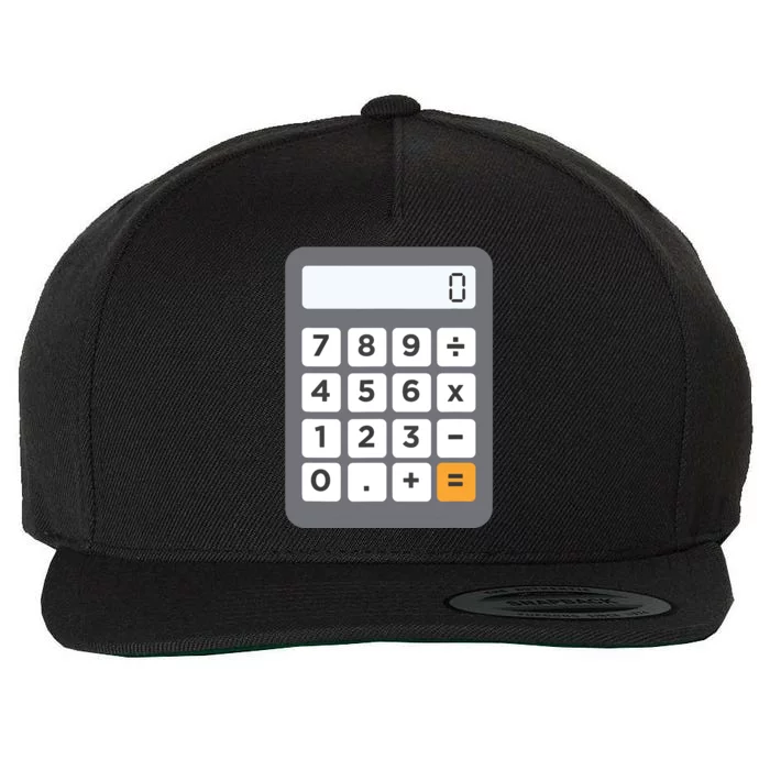 Funny Accountant Halloween Costume Outfit Math Calculator Wool Snapback Cap