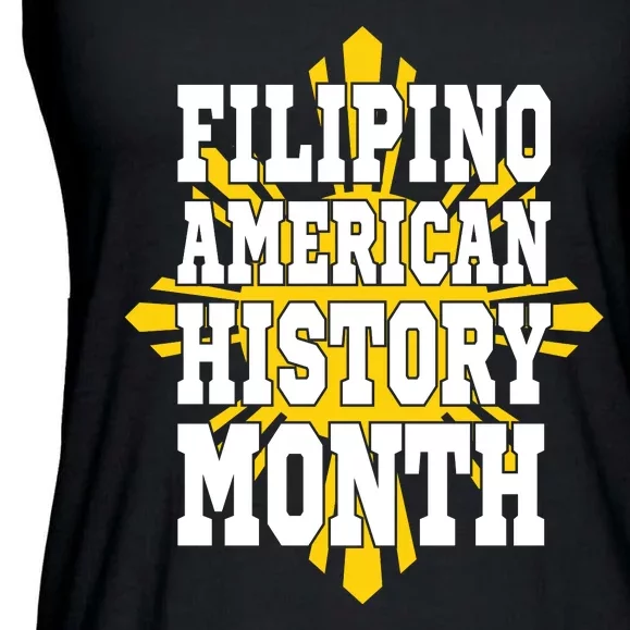 Filipino American History Month Ladies Essential Flowy Tank