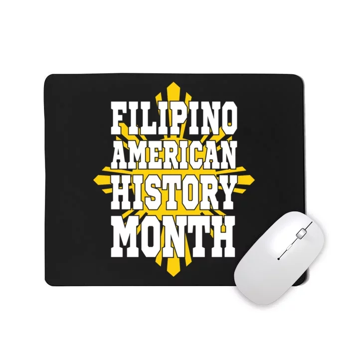 Filipino American History Month Mousepad