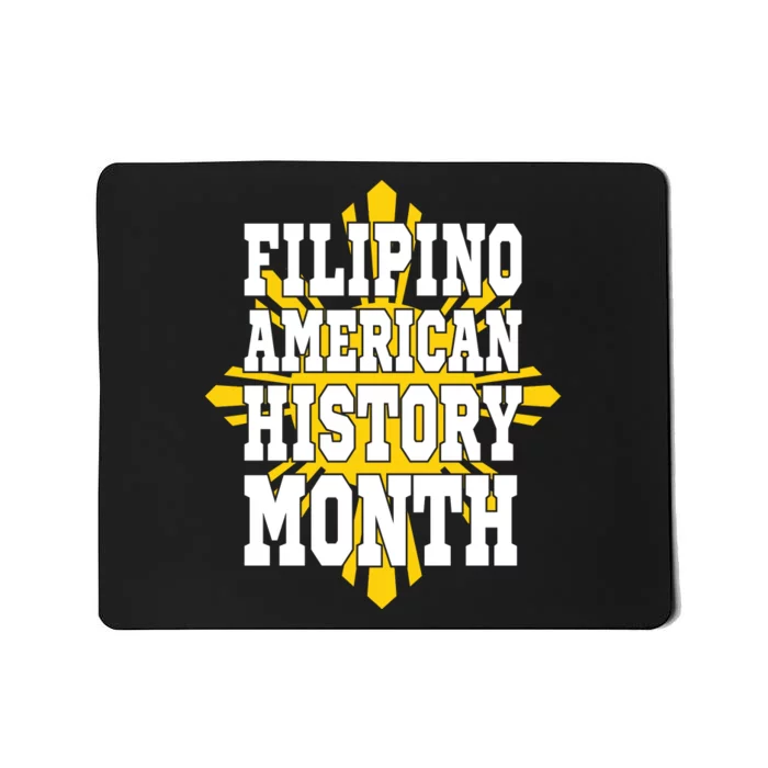 Filipino American History Month Mousepad