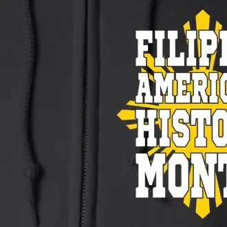 Filipino American History Month Full Zip Hoodie