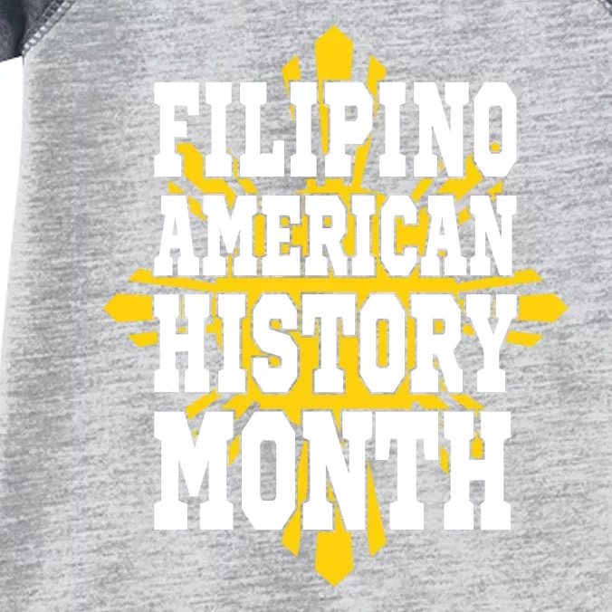 Filipino American History Month Infant Baby Jersey Bodysuit