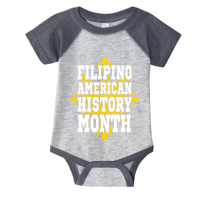 Filipino American History Month Infant Baby Jersey Bodysuit