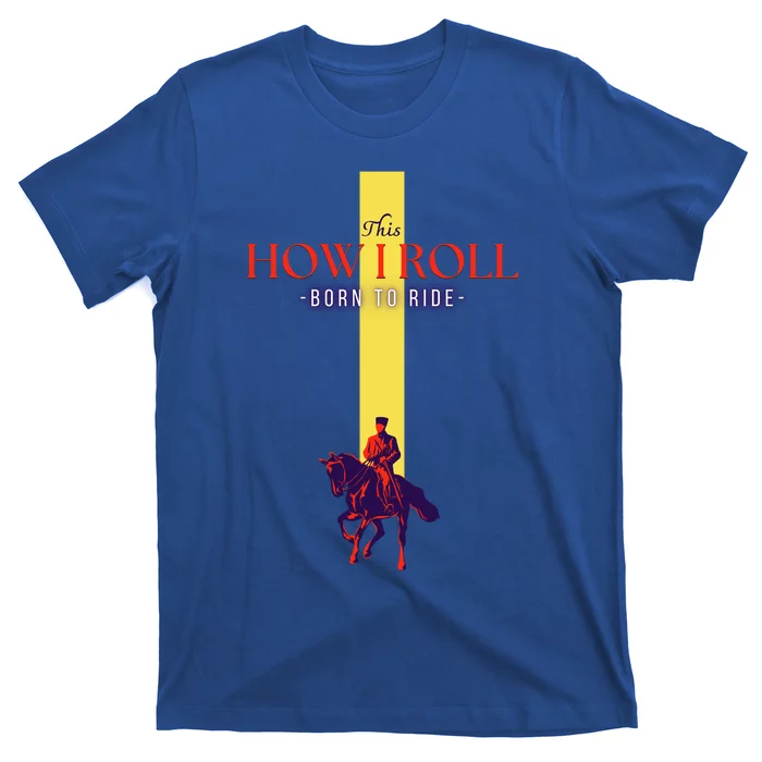 Funny Amish Horse And Buggy This Is How I Roll Cool Gift T-Shirt