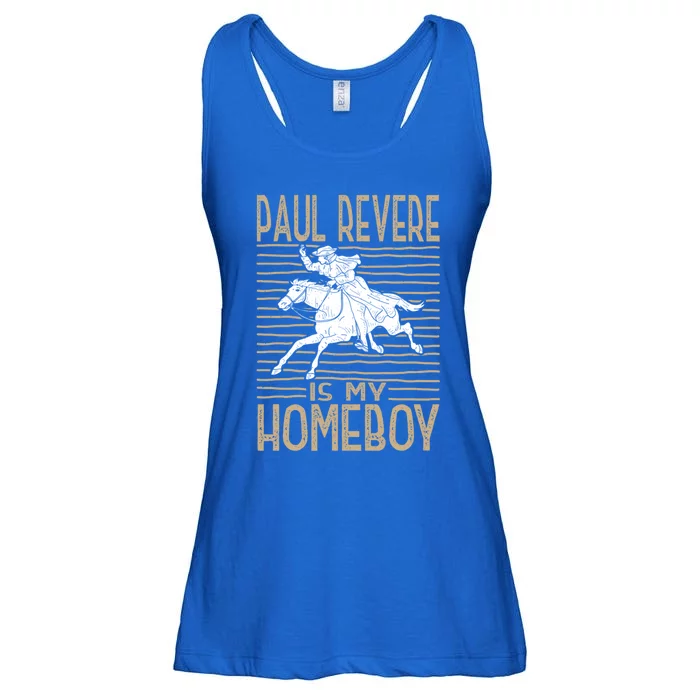 Funny American History Cute Gift Paul Revere Novelty Gift Ladies Essential Flowy Tank