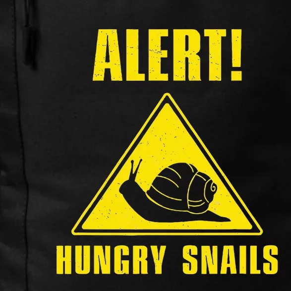 Funny Alert Hungry Snails For Snail Handler Snail Enthusiast Daily Commute Backpack