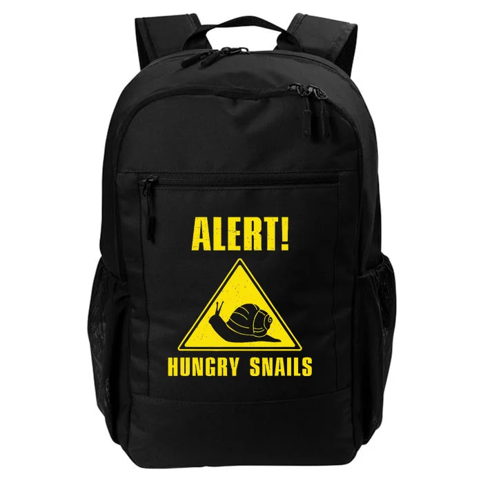 Funny Alert Hungry Snails For Snail Handler Snail Enthusiast Daily Commute Backpack