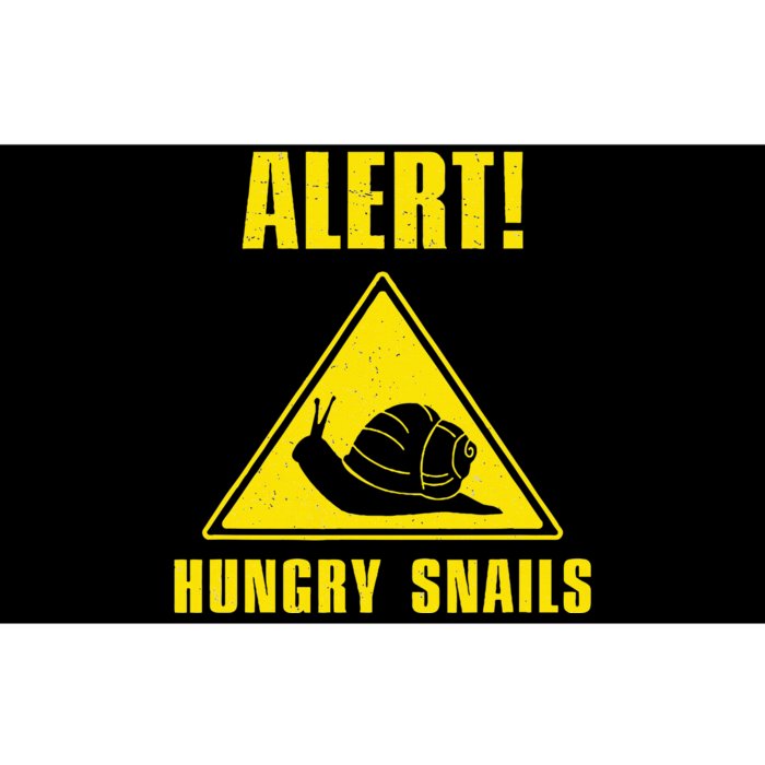 Funny Alert Hungry Snails For Snail Handler Snail Enthusiast Bumper Sticker