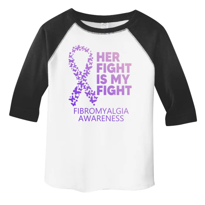 Fibromyalgia Awareness Her Fight Is My Fight Survivor Cool Gift Toddler Fine Jersey T-Shirt