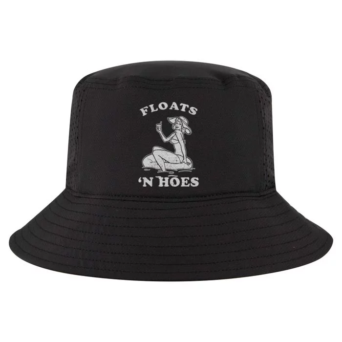 Floats And Hoes Funny Float Trip Tubing River Float Cool Comfort Performance Bucket Hat