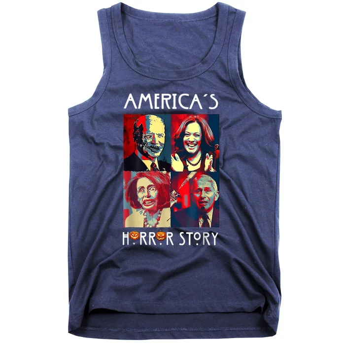 Funny Americas Horror Story Biden Halloween Costume Tank Top