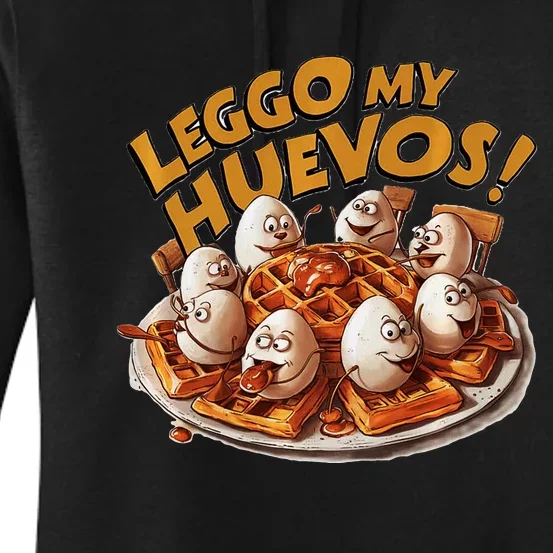 Funny Adult Humor Jokes Leggo My Huevos Women's Pullover Hoodie