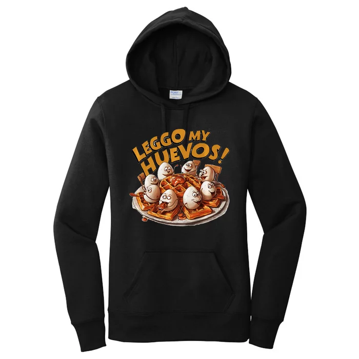 Funny Adult Humor Jokes Leggo My Huevos Women's Pullover Hoodie