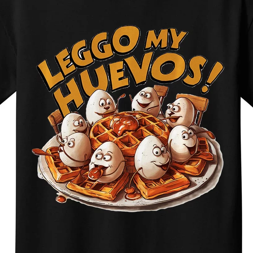 Funny Adult Humor Jokes Leggo My Huevos Kids T-Shirt