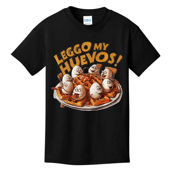 Funny Adult Humor Jokes Leggo My Huevos Kids T-Shirt