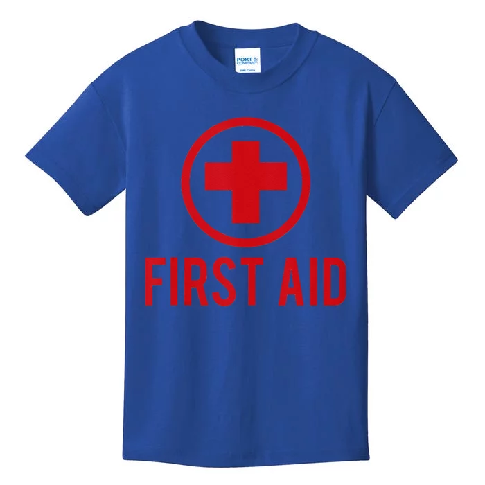 First Aid Halloween Outfit Gift Paramedic Costume Kids T-Shirt