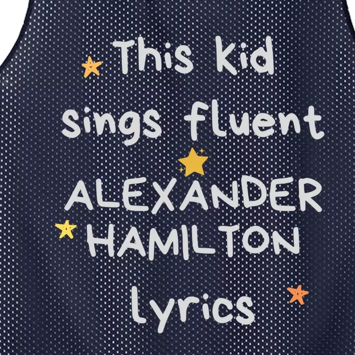 Funny Alexander Hamilton Hamilton Lyrics Hamiltrash Broadway Musical Mesh Reversible Basketball Jersey Tank