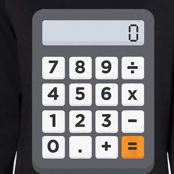 Funny Accountant Halloween Costume Outfit Math Calculator Womens California Wash Sweatshirt