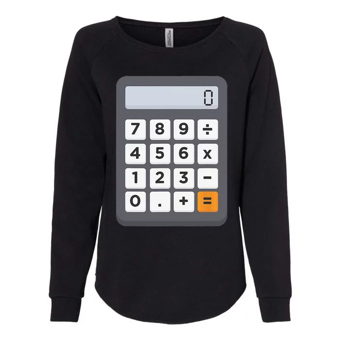 Funny Accountant Halloween Costume Outfit Math Calculator Womens California Wash Sweatshirt