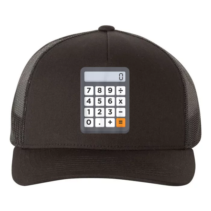 Funny Accountant Halloween Costume Outfit Math Calculator Yupoong Adult 5-Panel Trucker Hat