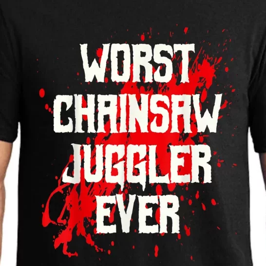 Funny Ampu Hand Arm Amputation Worst Chainsaw Juggler Pajama Set