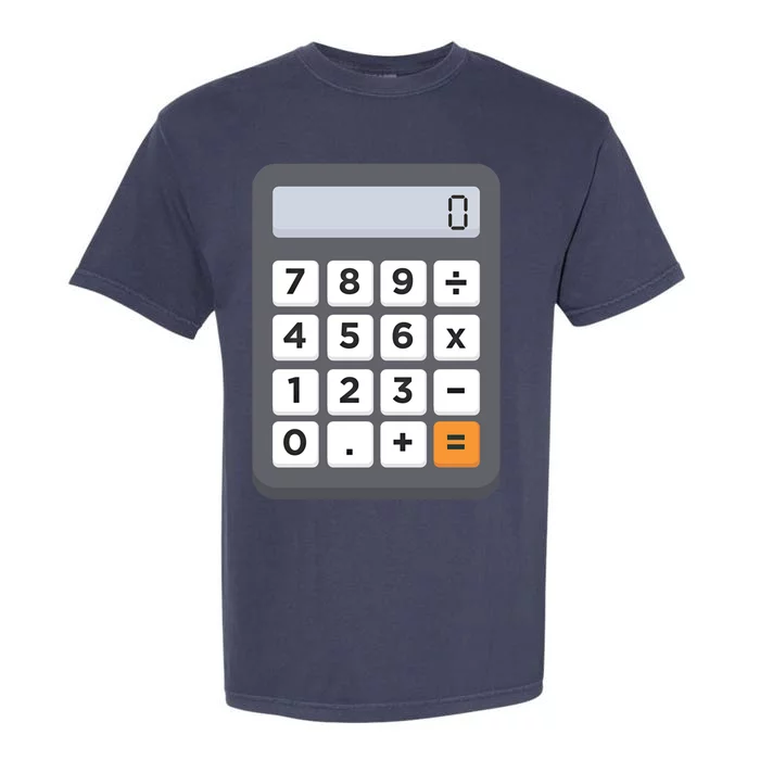 Funny Accountant Halloween Costume Outfit Math Calculator Gift Garment-Dyed Heavyweight T-Shirt