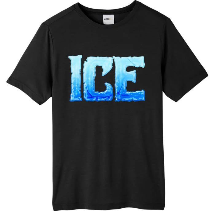 Fire And Ice Funny DIY Group Couples Halloween Costume Ice ChromaSoft Performance T-Shirt