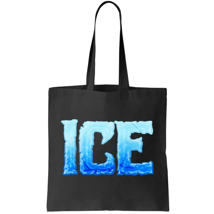 Fire And Ice Funny DIY Group Couples Halloween Costume Ice Tote Bag