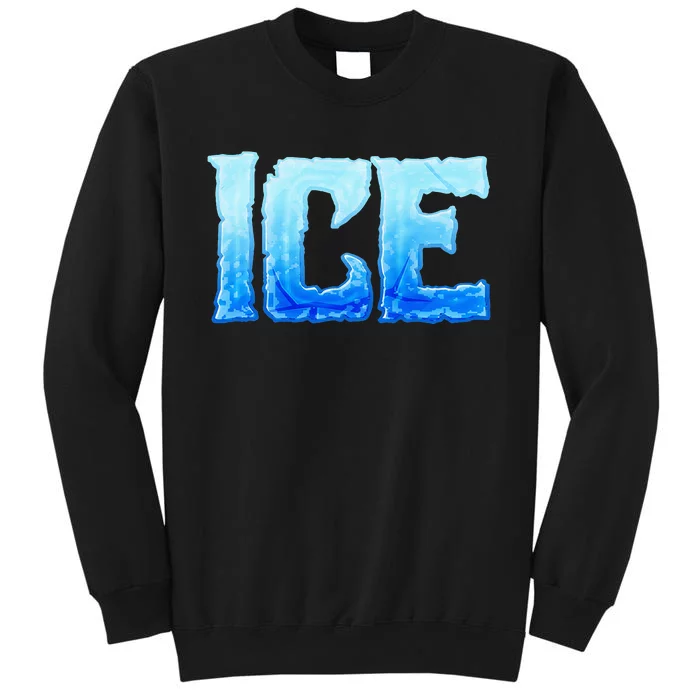 Fire And Ice Funny DIY Group Couples Halloween Costume Ice Tall Sweatshirt