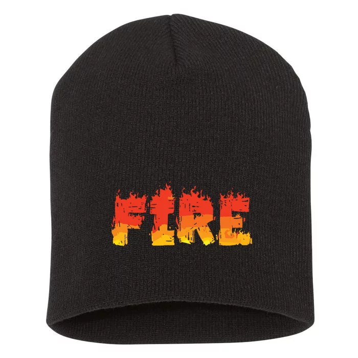 Fire And Ice DIY Last Minute Halloween Party Costume Couples Short Acrylic Beanie