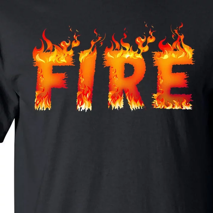 Fire And Ice Last Minute Halloween Matching Couple Costume Tall T-Shirt