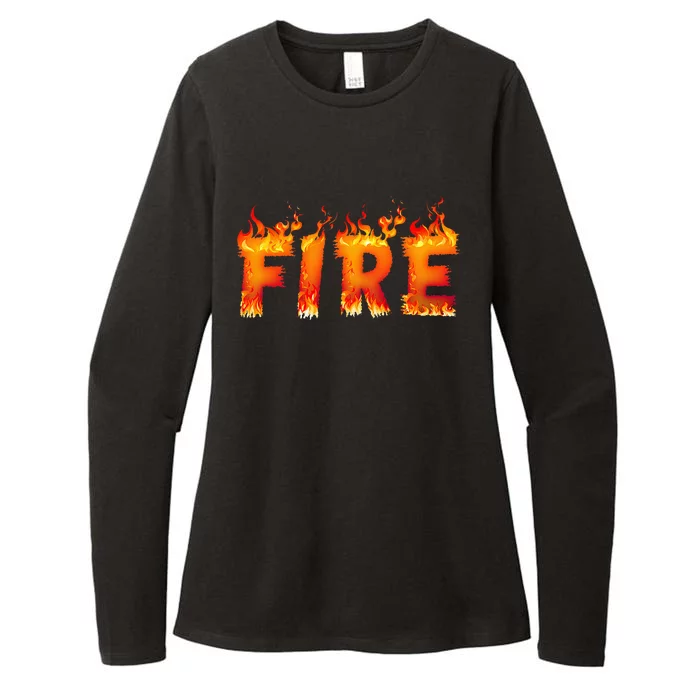 Fire And Ice Last Minute Halloween Matching Couple Costume Womens CVC Long Sleeve Shirt