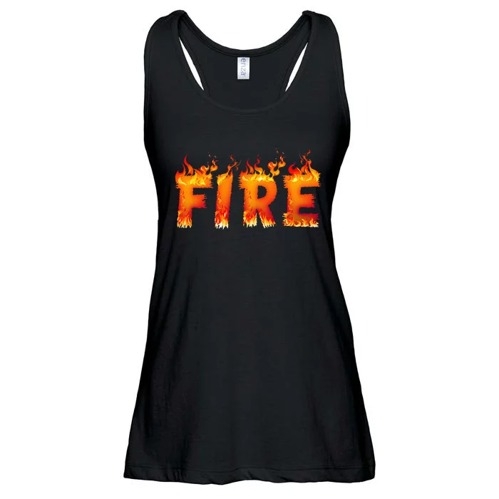 Fire And Ice Last Minute Halloween Matching Couple Costume Ladies Essential Flowy Tank