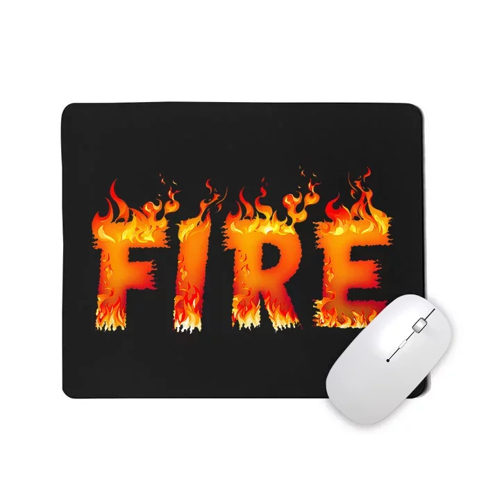 Fire And Ice Last Minute Halloween Matching Couple Costume Mousepad