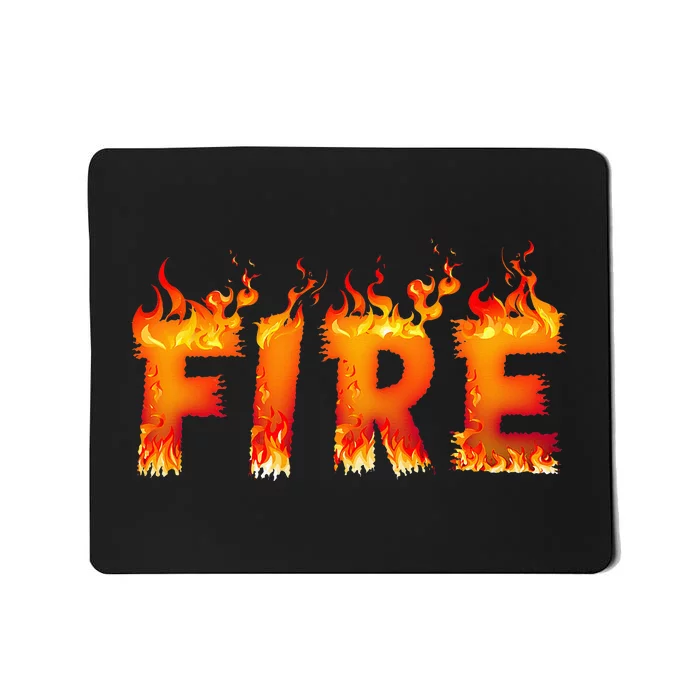 Fire And Ice Last Minute Halloween Matching Couple Costume Mousepad