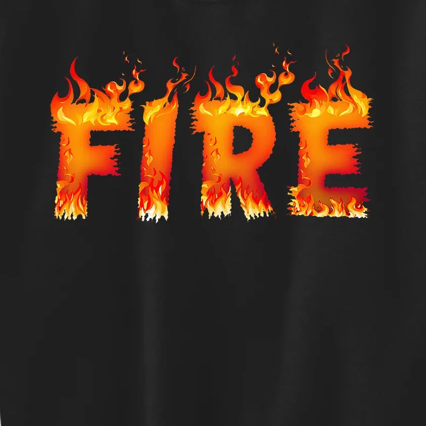 Fire And Ice Last Minute Halloween Matching Couple Costume Kids Sweatshirt