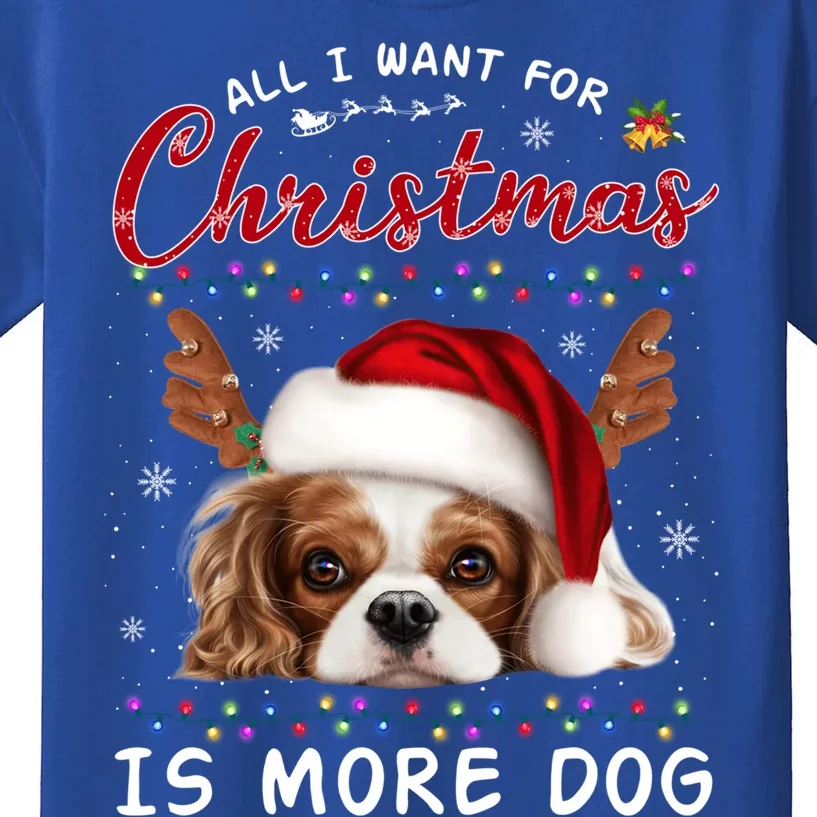 Funny All I Want For Christmas Is More Dog Lover Pajama Cool Gift Kids T-Shirt