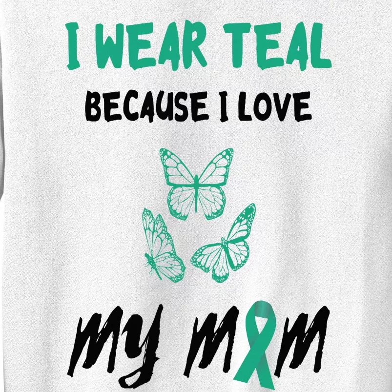 Food Allergy I Love My Mom Food Allergy Awareness Ribbon Sweatshirt