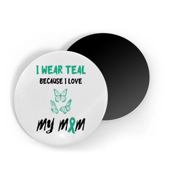 Food Allergy I Love My Mom Food Allergy Awareness Ribbon Magnet