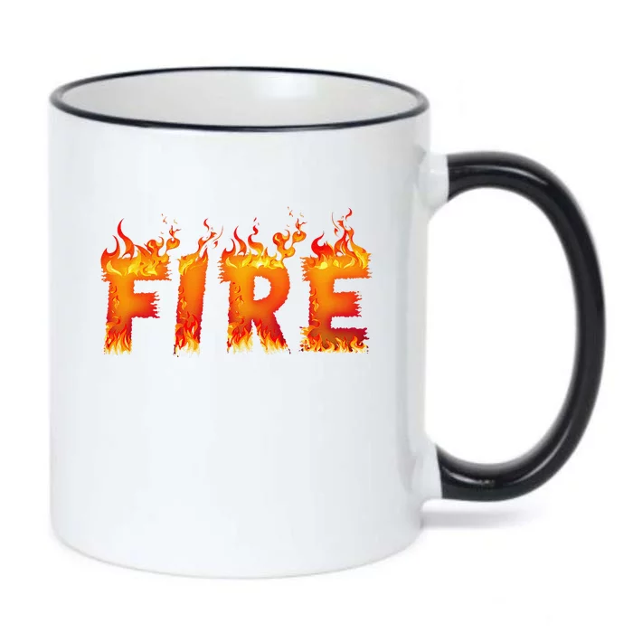 Fire And Ice Last Minute Halloween Matching Couple Costume Gift Black Color Changing Mug