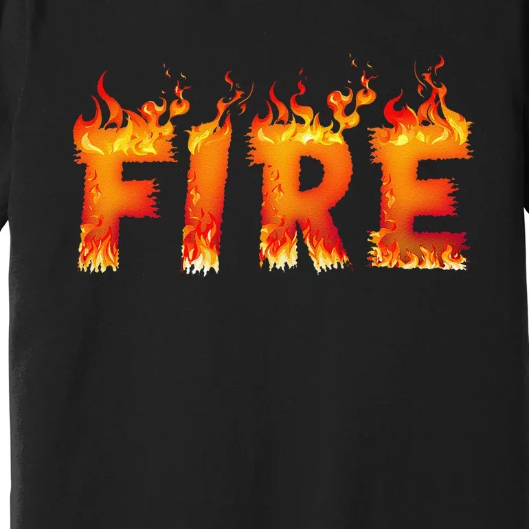 Fire And Ice Last Minute Halloween Matching Couple Costume Gift Premium T-Shirt