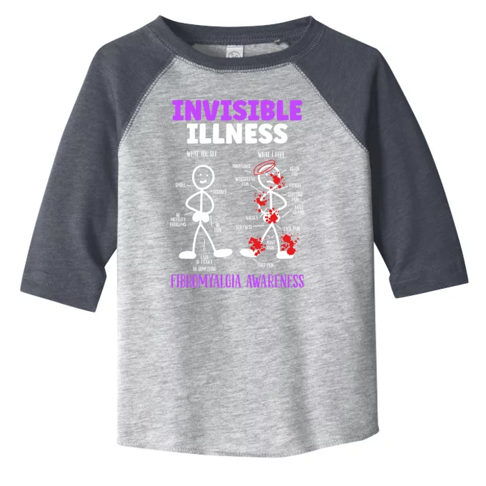 Fibromyalgia Awareness Invisible Illness Disease Survivor Cute Gift Toddler Fine Jersey T-Shirt